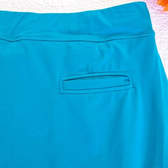 Sofibella Women's Activewear Skirt Skort Size Large Blue Orange Pockets Sporty - Picture 10 of 14